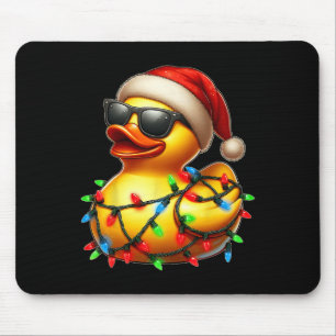 Rubber Duck Sungles Schattigee Kerst Xmas Muismat