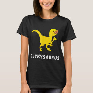 Rubber Duck T-Rex Duck Dino Funny Rubber Duck Dino T-shirt
