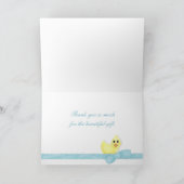 Rubber Duck Thank You Bedankkaart (Binnen)