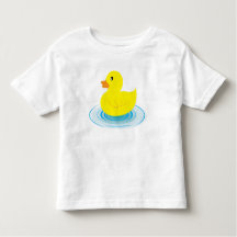 Rubber Duck Toddler Ruffle T-shirt