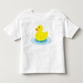 Rubber Duck Toddler Ruffle T-shirt