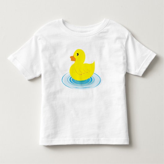 Rubber Duck Toddler Ruffle T-shirt (Voorkant)