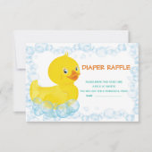 Rubber Duck tombola kaarten (Voorkant)
