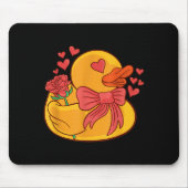 Rubber Duck Valentines Day Rubber Duckie  Muismat (Voorkant)