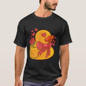Rubber Duck Valentines Day Rubber Duckie  T-shirt (Voorkant)