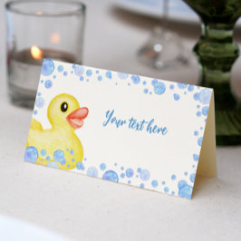 Rubber Duck Verjaardag Plaats Kaart Plaatskaartje