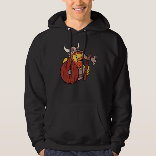 Rubber Duck Viking Duck Rubber Duck Hoodie (Voorkant)