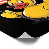 Rubber Duck Vlag Onafhankelijkheidsdag Bath Duck P Poster (Hoek)
