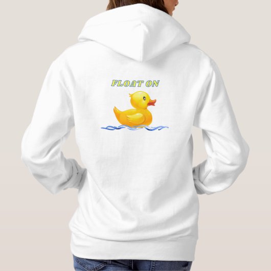 Rubber Duck | Vloeiend Hoodie (Achterkant)
