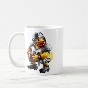 Rubber Duck Voetbalspeler Ducky Duckie Mannen Vrou Koffiemok
