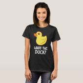 Rubber Duck wat de Duck Rubber Duck T-shirt (Voorkant volledig)