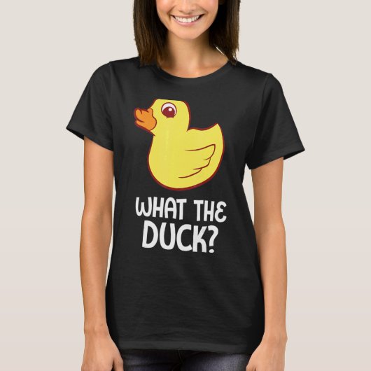 Rubber Duck wat de Duck Rubber Duck T-shirt (Voorkant)