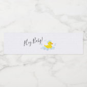 Rubber Duck Waterfles Etiket (Enkel label)