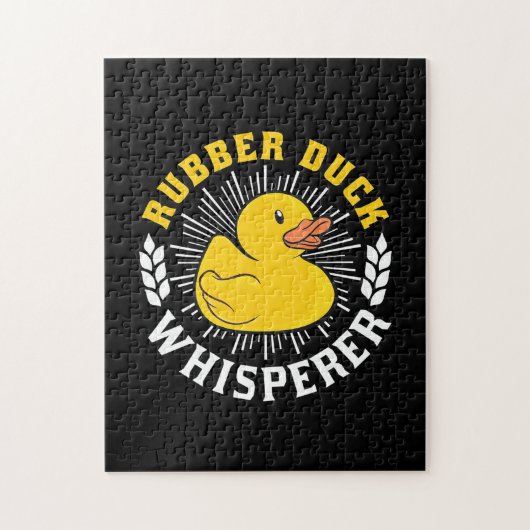 Rubber Duck Whisperer Legpuzzel (Verticaal)