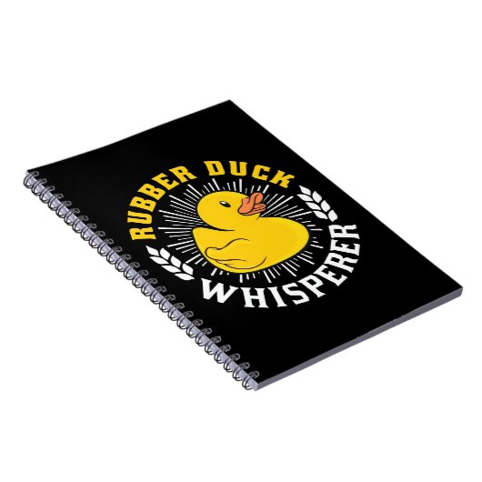 Rubber Duck Whisperer Notitieboek (Rechterzijde)