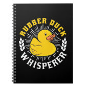 Rubber Duck Whisperer Notitieboek (Voorkant)