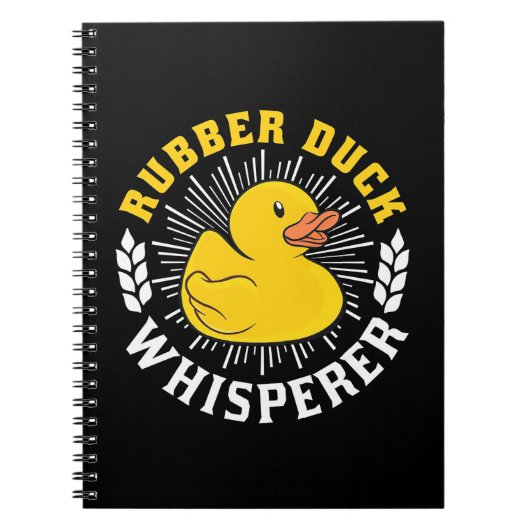 Rubber Duck Whisperer Notitieboek (Voorkant)
