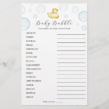 Rubber Duck Woord Zoeken en Scramble Double Game