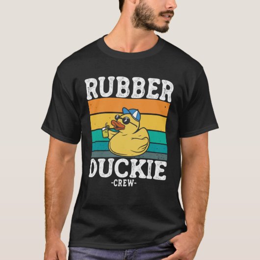 Rubber Duck Yellow Duckie Crew Bath Ducks Ducking T-shirt (Voorkant)