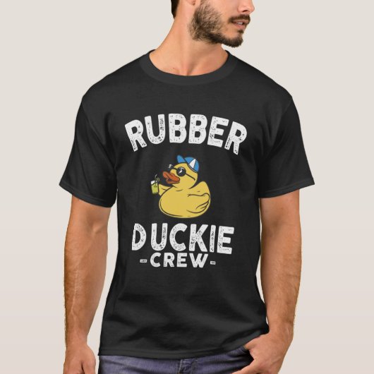 Rubber Duck Yellow Duckie Crew Bath Ducks Ducking T-shirt (Voorkant)