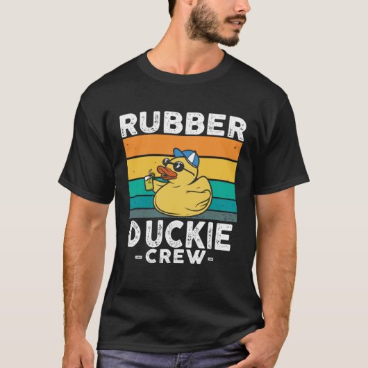 Rubber Duck Yellow Duckie Crew Bath Ducks Ducking T-shirt (Voorkant)