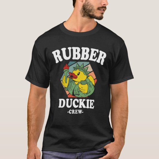 Rubber Duck Yellow Duckie Crew Bath Ducks Duckling T-shirt (Voorkant)