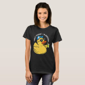 Rubber Duck Zomer Party Duck Pushin' Quackin' Duc T-shirt (Voorkant volledig)