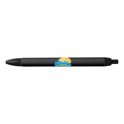 Rubber Duck Zwarte Inkt Pen (Voorkant)