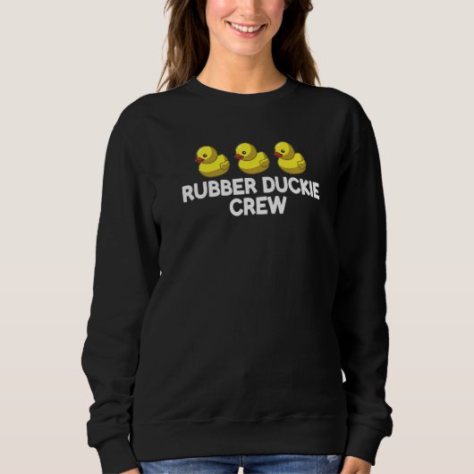 Rubber Duckie Bemanning Rubber Eend Trui (Voorkant)