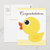 Rubber Duckie Briefkaart (Voorkant / Achterkant)