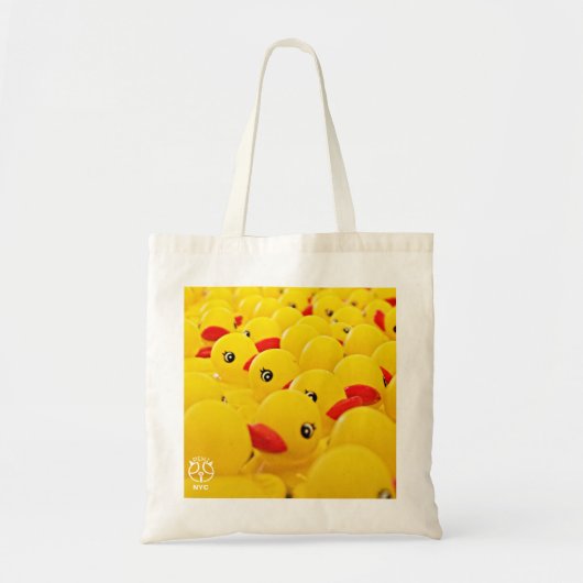 Rubber Duckie Canvas tas (Voorkant)