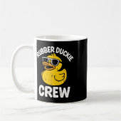 Rubber Duckie Crew Grappige Gele Eend Cool Team Mo Koffiemok (Links)