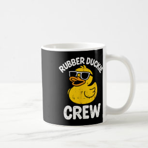 Rubber Duckie Crew Grappige Gele Eend Cool Team Mo Koffiemok