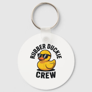 Rubber Duckie Crew Liefde Rubber Duck Douches De Sleutelhanger