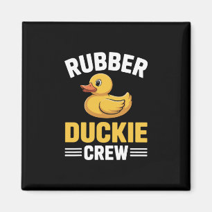 Rubber Duckie Crew Vaart Cruise Squad Liefde Eend Magneet
