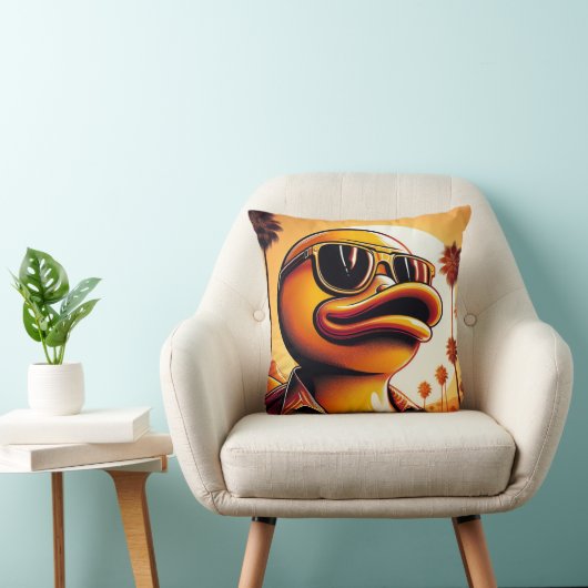 Rubber Duckie Duck  Kussen (Stoel)
