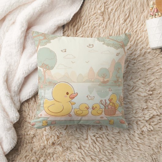 Rubber Duckie Duck Kussen (Deken)