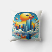 Rubber Duckie Eend  Kussen (Achterkant)