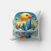 Rubber Duckie Eend  Kussen (Voorkant)