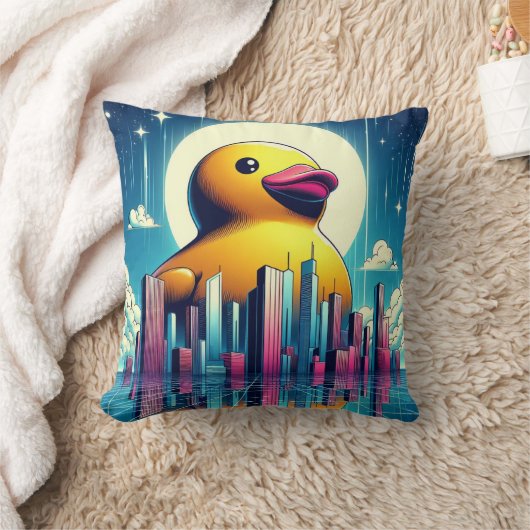 Rubber Duckie Eend  Kussen (Deken)