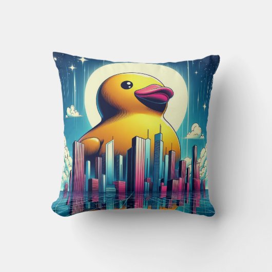 Rubber Duckie Eend Kussen (Voorkant)