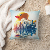 Rubber Duckie Eend  Kussen (Deken)