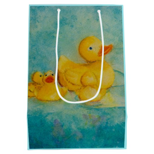 Rubber Duckie Gift Bag Medium Cadeauzakje (Achterkant)