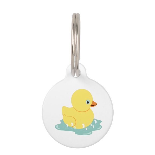 Rubber Duckie Huisdierpenning (Voorkant)