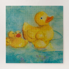 Rubber Duckie Jigzaag Puzzle Legpuzzel