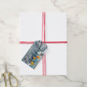 Rubber duckie kerst cadeaulabel (Met Touw)
