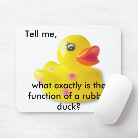 Rubber Duckie Mousepad Muismat (Met muis)