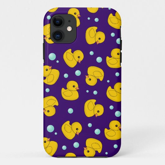Rubber Duckie Patroon Case-Mate iPhone Case (Achterkant)