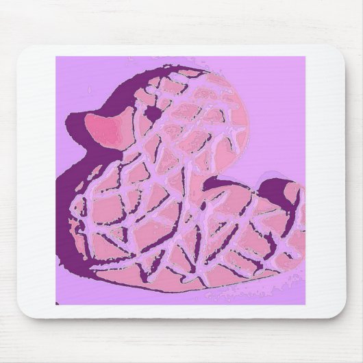 Rubber Duckie Pop Art Muismat (Voorkant)