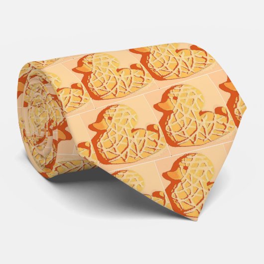 Rubber Duckie Pop Art Stropdas (Opgerold)